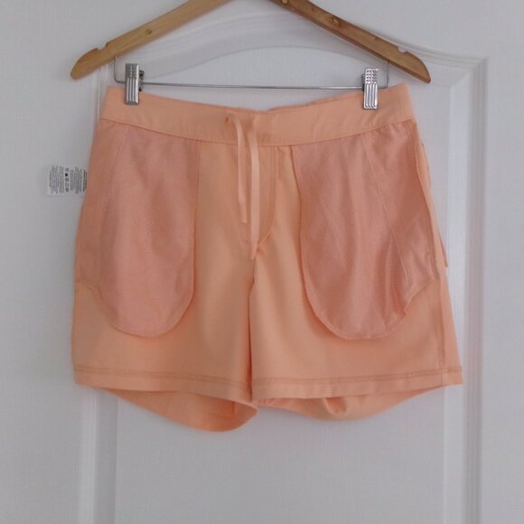 New Nike FLEX Dri-Fit Peach Shorts S Light Orange Mid-Rise 5" Inseam NWT - Picture 7 of 11